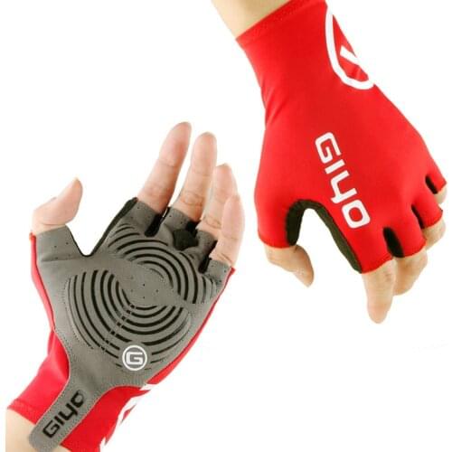2020 Breathable Cycling Gloves Anti Slip Gel Pad Road Bike Short Half Finger Gloves Men Summer Sports Bicycle MTB Bikes Gloves