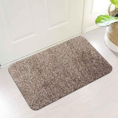 Indoor Anti-Slip Latex Backing DoorMat For Front Door Entrance Bathroom/Living Room/Bedroom Hallway Floor Carpet 45*70cm 1Pc