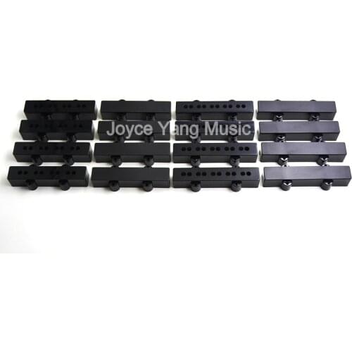 Niko 8pcs Electric JB Jazz Bass Pickup Covers 4/5 Strings Bass Pickup Passive/Active For Bass Guitar