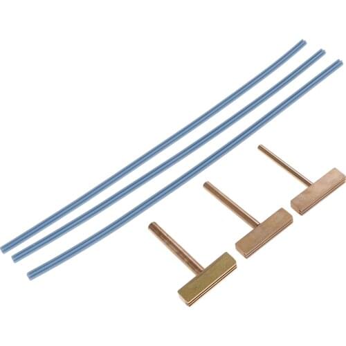 Hot! 30W 60W Soldering Iron T Tip T-head,Copper T-Tips + Rubber Cable Hot Press For LCD Screen Pixel Flex Cable Repair 40W 2PCS