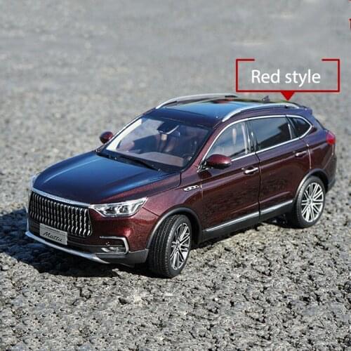 Diecast Model Car 1/18 Mathu 2018 SUV Simulation Alloy Car Model Kids Toys Boys Collection Gift Display Toddler