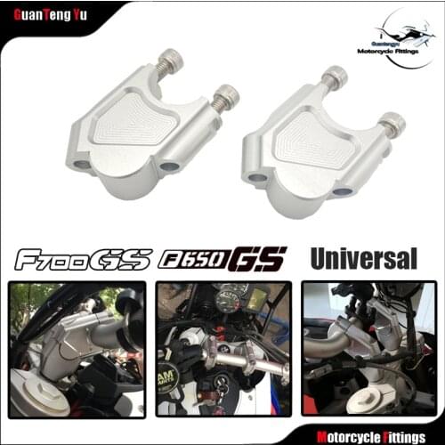 NEW For BMW F700GS F650GS Handlebar CNC Handle Bar Clamp Raised Extend Mount Riser Raiser F 700GS 2013-2018 / F650 GS 2008-2017