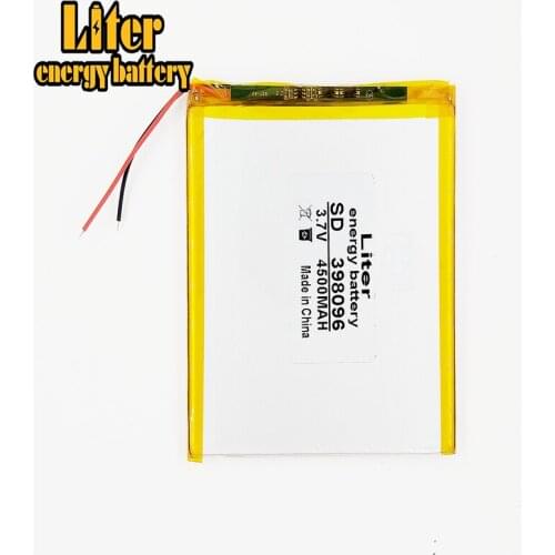 Polymer lithium battery 7 8 9 inch tablet PC 398096 3.7V 4500mah lithiumion 'With High Quality