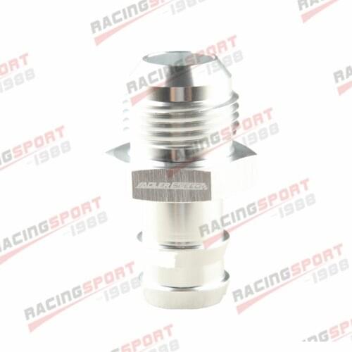 -12 AN 12AN To 3/4" Push On Hose Barb Straight Fitting Silver