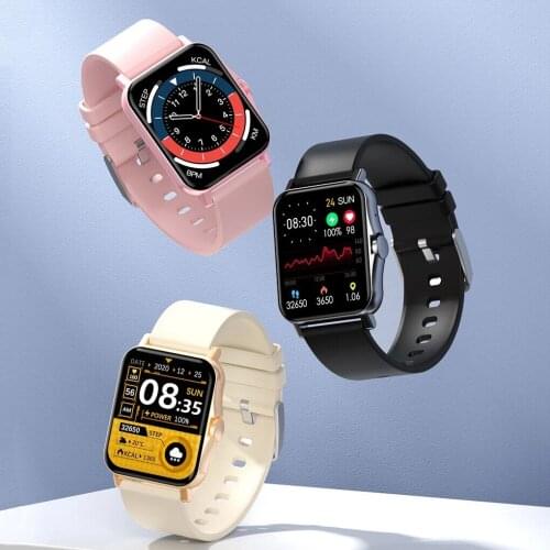 15 Sports Modes Fashion Call Smart Band Body Temperature Monitor Multi-Dials Long Standby Wristband Full-touch Waterproof Watch