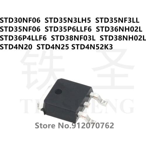 STD30NF06 STD35N3LH5 STD35NF3LL STD35NF06 STD35P6LLF6 STD36NH02L STD36P4LLF6 STD38NF03L STD38NH02L STD4N20 STD4N25 STD4N52K3
