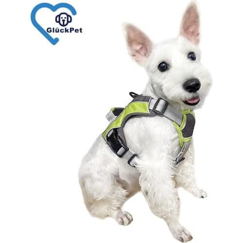 Pet Reflective Nylon Dog Harness No Pull Adjustable Medium Large Naughty Dog Vest Safety Vehicular Lead Walking Running