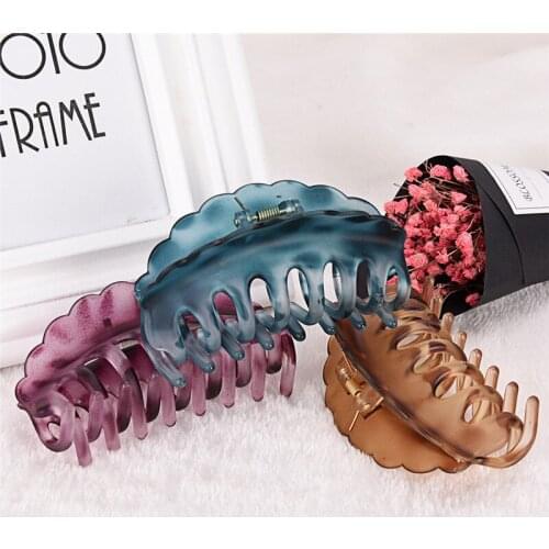 Large Plastic Hair Claws Hair Clips Girls Hairpins Crab Claws Jaw Clamp Hair Jewelry