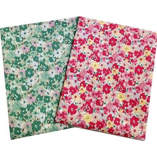 145x50cm Small Floral Fresh Little Flower Cotton Printed Sewing Fabric, Making Womens and Childrens Clothing Dress Cloth