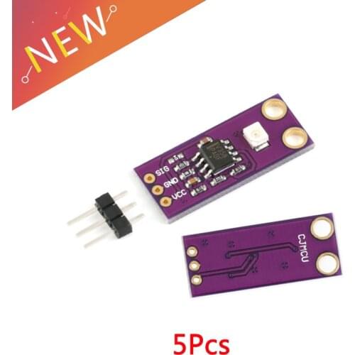 5Pcs GUVA-S12SD UV Detection Sensor Module S12SD Light Sensor Diy Kit Electronic PCB Board Module 240nm-370nm For Arduino