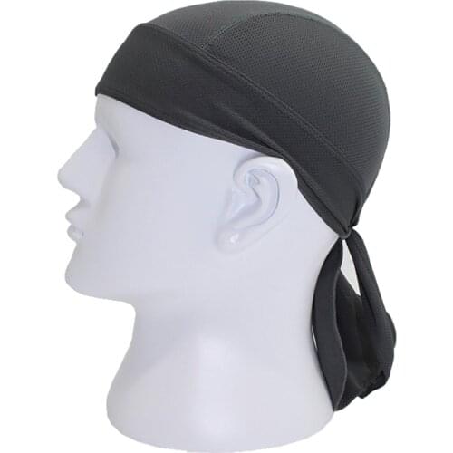 Quick Dry Pure Cycling Cap Men Outdoor Running Riding Hood Headband Head Scarf Bandana Headscarf