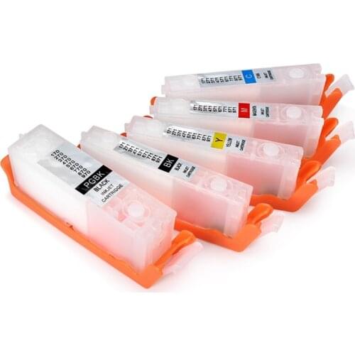INK WAY PGI-570 CLI-571 refillable ink cartridge For canon PIXMA MG5750 MG5751 MG5752 MG5753 MG6850 MG6851 MG6852 MG6853 printer