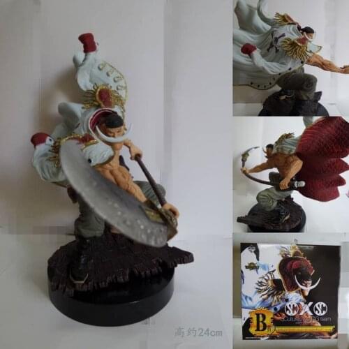 One Piece Action Figure White Beard Pirates Edward Newgate PVC One piece Sculture the TAG team Anime Figure Toys Japanese Figure