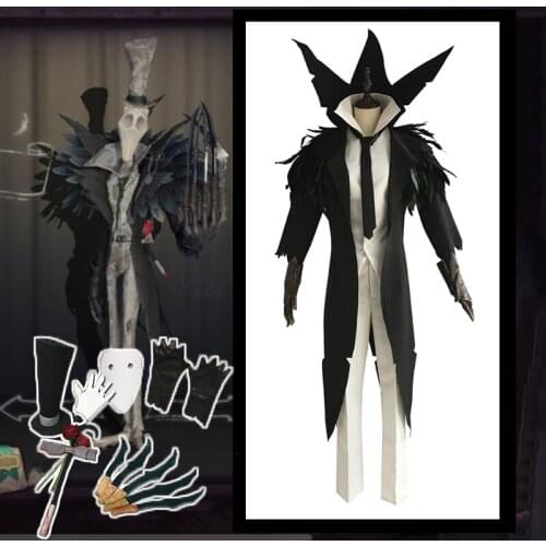 Game Identity V Cosplay Costumes Hunter Jack Fog Osprey Black The Ripper Jack Cosplay Costume Carnival Party Anime Costume