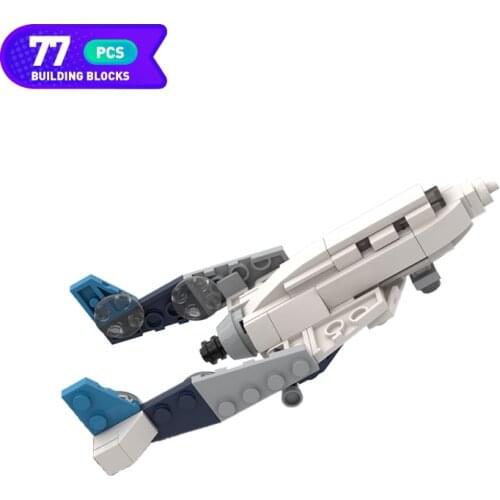 MOC Technical Spaceship The First Passenger Space Shuttle Module Space Creativitying Building Blocks Educational Toy Gift