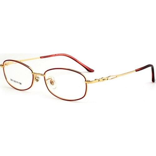 Fashion Retro Oval Metal Anti Blu Light Ultralight Optical Reading Glasses Business for Men Women+1 +1.5 +2 +2.5 +3 +3.5 +4