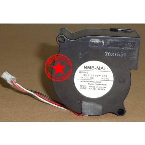 NMB-MAT BM5125-05W-B59 T03 DC 24V 0.24A 50x50x25mm 3-wire Server Projector Fan