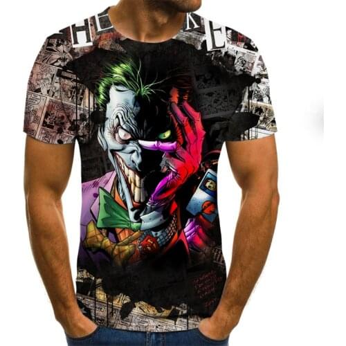 Summer New Mens Womens T-shirt Short-sleeved T-shirt Printing 3dt Shirt, Casual Hip-hop 3d Printing T-shirt Top