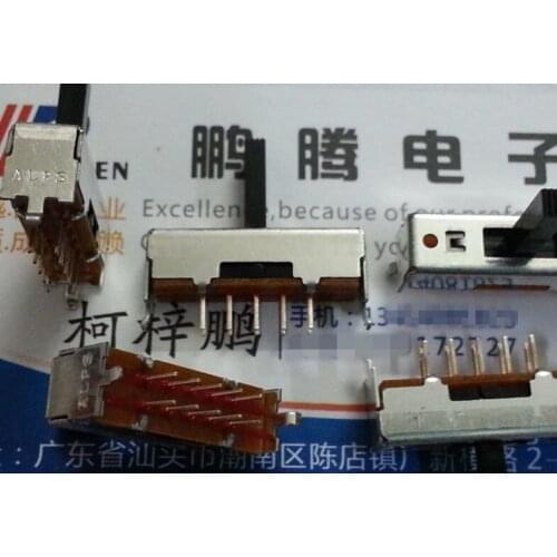 Original new 100% SSSU026600 toggle switch sliding 3gear 10pin with brackets double 10 foot handle high 12mm