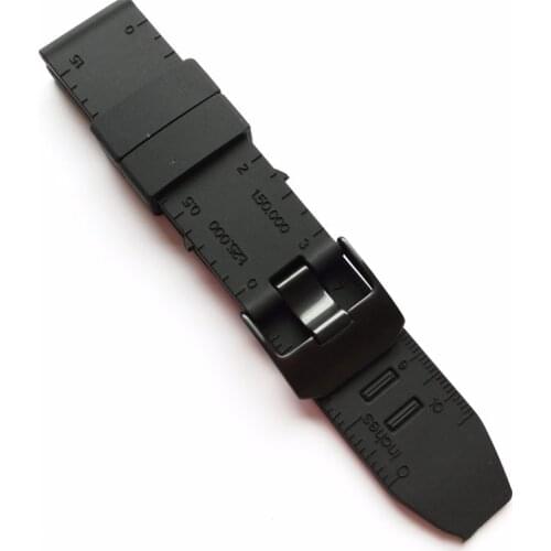 23mm Watchband for Luminox Watch Strap band With Rubber Strap Metal Buckle Bracelet Black Replacement Belt