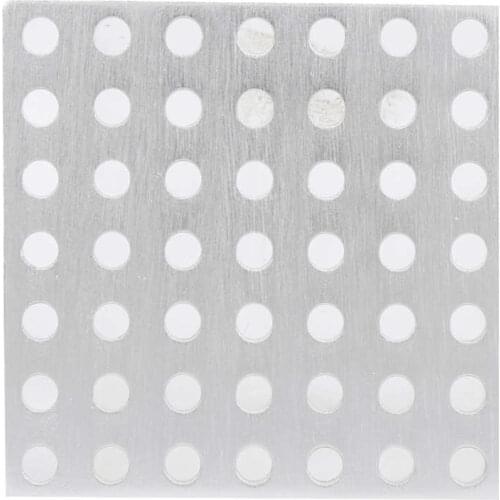 Mesh Orifice Plate Aluminum Grid Plate Grid Panel Supportive 7 X 7 Holes 3116‑0056‑0056 Aluminum with Excellent Strength