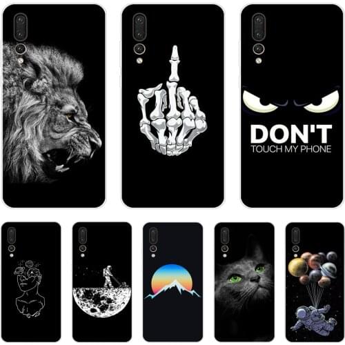 Silicon Case For Huawei P20 Lite 5.84" Huawei P20 Pro Soft Phone Shell Case For HUAWEI P 20 Back Cover Protective Back Cover