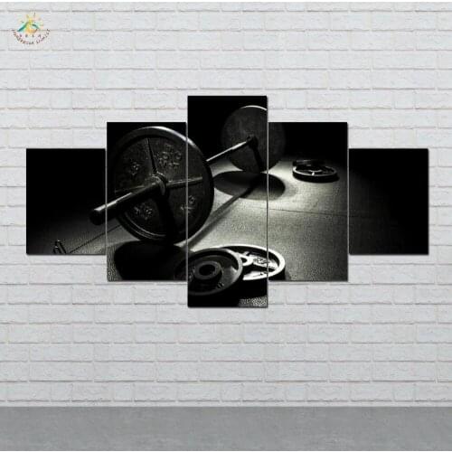 Exercise Equipment Modern Canvas Art Prints Poster Wall Painting Home Decoration Artwork Wall Art Pictures for Bedroom 5 PIECES