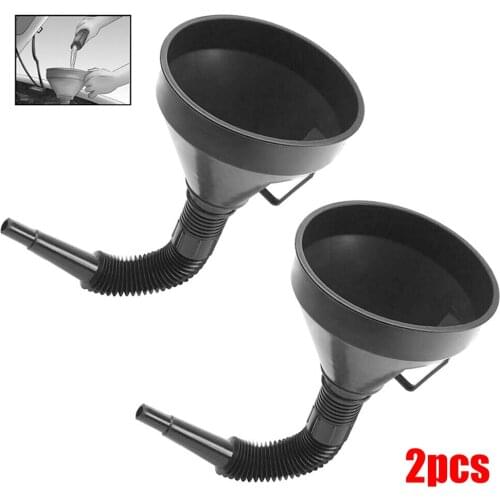 Universal Motorcycle Car Boat Plastic Spout Filling Funnel Accessories For Oil Water Fuel Petrol Strainer