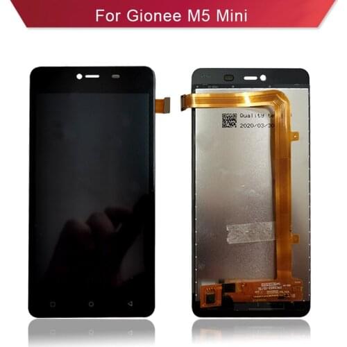 100% Tested For Gionee M5 Mini LCD Display Touch Screen Glass Digitizer Complete Assembly Replacement