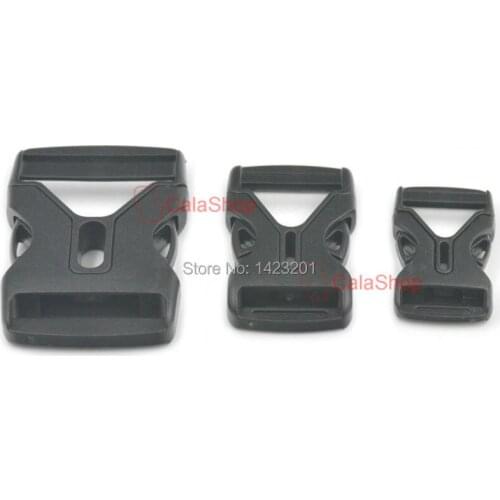 20 Pcs / Lot 19mm Plastic Release Buckles Clasps For Paracord Backpack Webbing Bracelets Strap Bag DIY Accessories