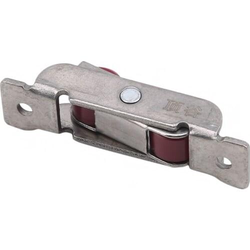 Doors Pulley Push Pull Window Double Sliding Wheel Stainless Steel U Type Ultra Silence Wheel Hardware Accessories 4pcs