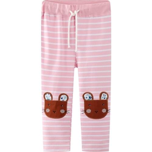 Funnygame New 2021 Cartoon Childrens Long Pants Cotton Cute Boys Girls Sweatpants for Autumn Spring Kids Trousers Pants