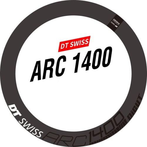 Two Wheel Sticker for DT ARC 1400 Road Bike Carbon Bicycle Cycling Decal, Rim Brake / Disc Brake