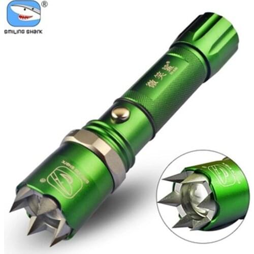 Q5 Flashlight Self-Defense LED Far Irradiation Rechargeable Tactical Lamp Hunting Emergency Defensive 18650 AAA Battery Charger
