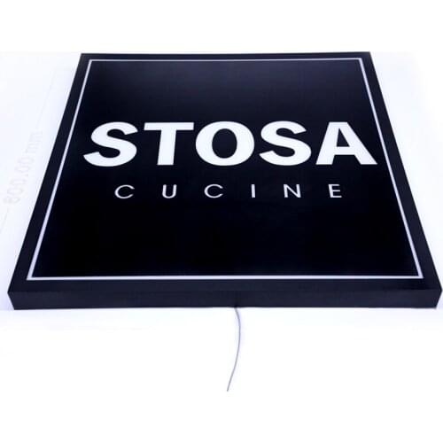 Customized Advertising Signage Front Lit Acrylic Light Box 3D Letters for Shopping Mall Show