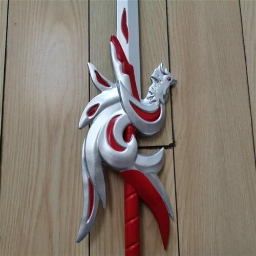Cosplay Game Anime Li Baiqing Lotus Sword Feng Qiuhuang Sword Prop Weapon Halloween Gift 80cm PU Model Sword Prop Weapon