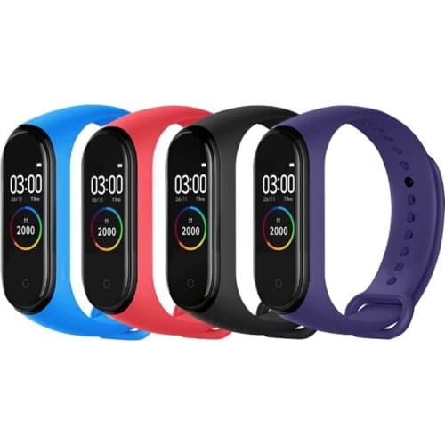 M4 Smartband 4 Men Smart Wristband PK Redmi band Smart Band Blood Pressure Heart Rate Activity Fitness Smart Bracelet