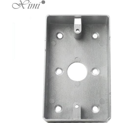 Zinc Alloy Metal Mounting Back Box 86mm*50mm For 86 Type Not Touch Switch Suitable For All Access Control Exit Switche Button