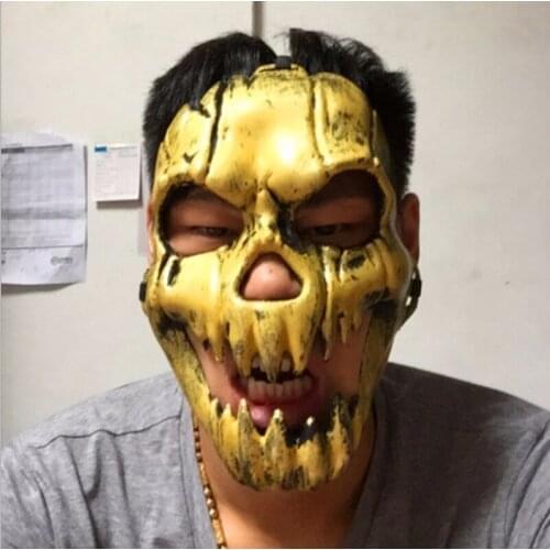 Wholesale Scary Skull Mask Full Face Halloween Masks Party Mask Horror Cosplay Toy Props New