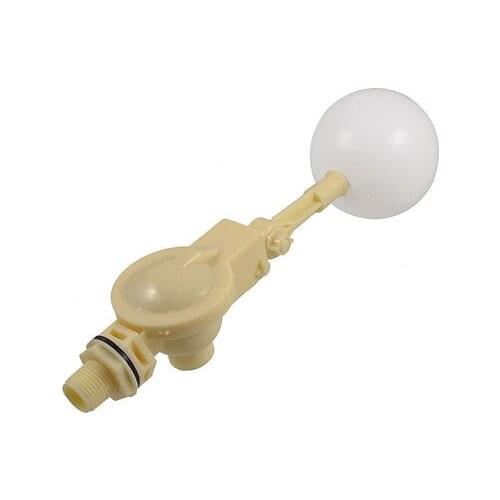 Liquid Water Level Sensor 1/2" PT Thread Plastic Float Valve Ball