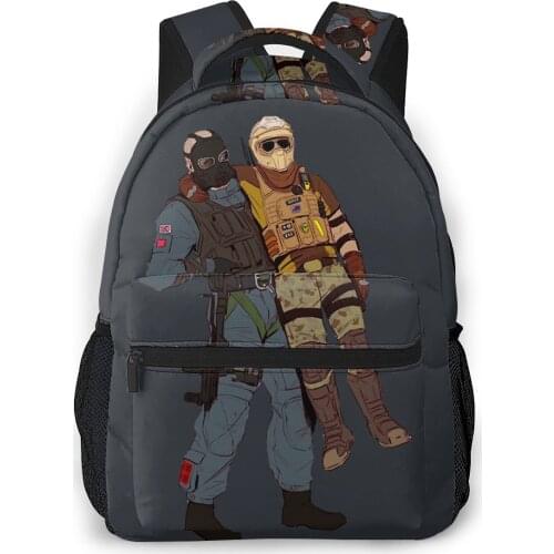 Mozzie And Sledge for Teenager school bag Toddlers Bag rainbow six siege R6s Travel Rucksack Backpacks For Boys and Girls