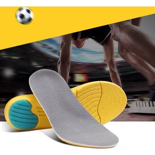 Memory Foam Sport Insoles Sweat Absorption Pads Running Sport Shoe Inserts Breathable Insoles Foot Care Men Women