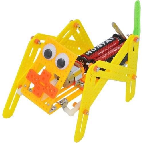 Creepy Machine Dog DIY Collecting Toy Model Primary School Students Science and Technology Small Science Toy Creative Gift