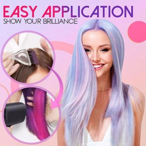 Magical Thermochromic Color Cream Gray Purple Green Blue Hair Color Dye Cream Semi Permanent Paint For Hair Styling Tools