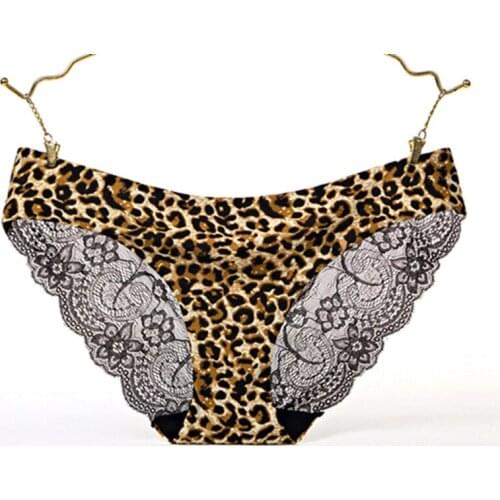 3 PCS Lace Panties Women Plus Size Sexy Transparent Low-Rise cotton Women Briefs Underwear