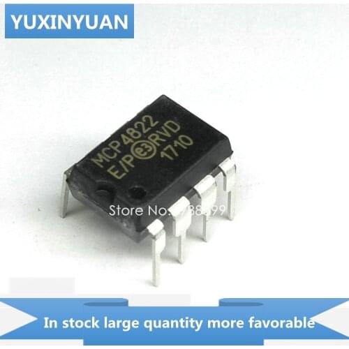 YUXINYUAN 10PCS/LOT MCP4822-EP MCP4822 EP MCP4822EP 4822-EP 4822 DIP8 in stock in stock