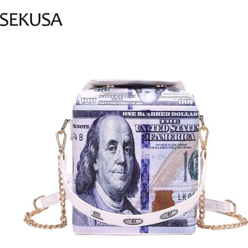 Small Ladies Handbags Cash Dollar Money Clutch Top-Handle Bucket Bag Leather Candy Color Purse Branded Crossbody Shoulder Bag