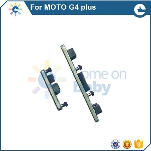 1set/2pcs For Motorola MOTO G4 Volume Power Buttons Power Button + Volume Button Side Button (not is flex)