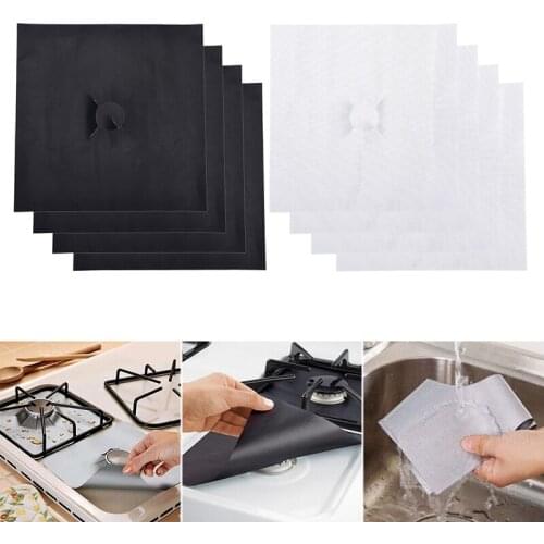 1Pc With Gas Burner Cover, Non-stick Boiler Burner Lining Kitchen Gas Stove Protector, Cut, Dishwasher Safe Easy To Clean