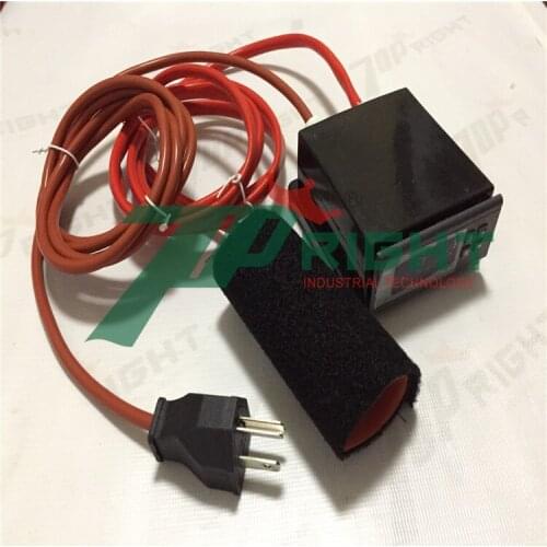 120v100w silicone heat pad with velcro for syrings
